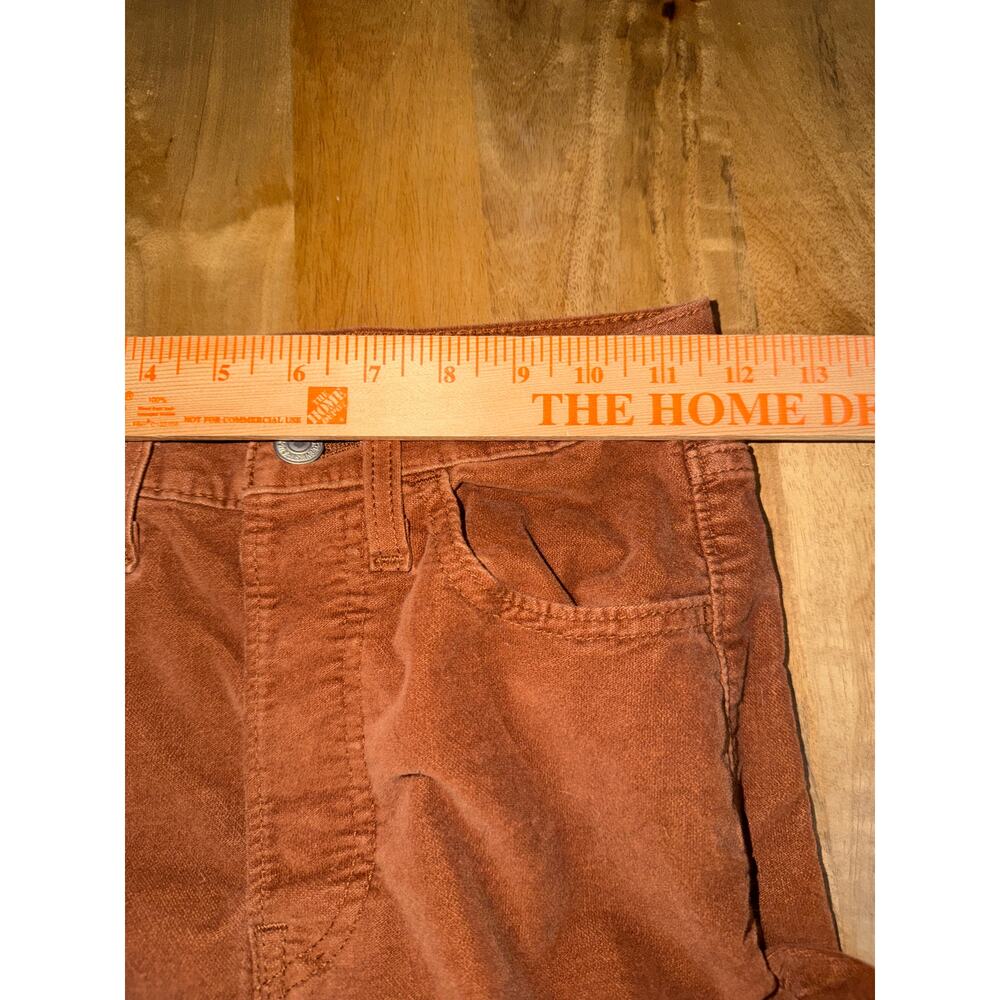 Levi's Ribcage Straight Ankle Velvet Jeans Tortoise Shell Brown Women's 24 - Picture 11 of 12